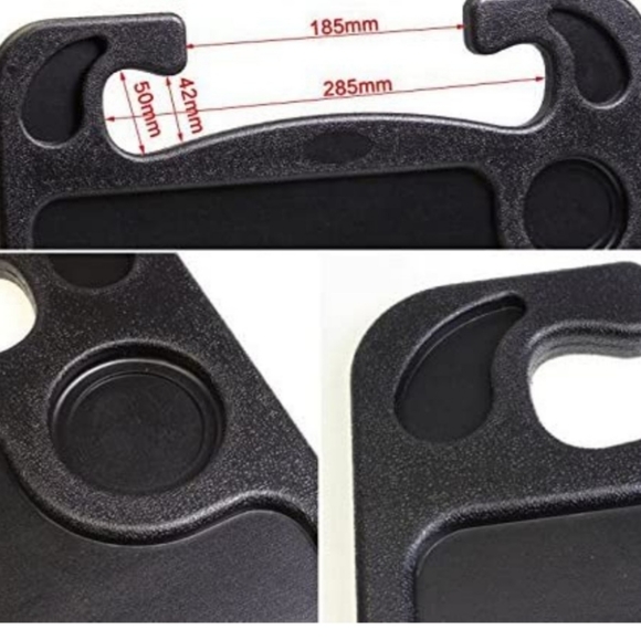 Trading car Eating/Laptop Steering Wheel Desk (Black, 16.5"x11") - Picture 8 of 9